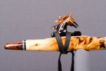 Yellow Cedar Burl Native American Flute, Minor, Mid A-4, #J23D (8)